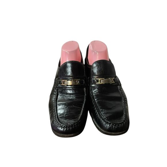 VTG Florsheim Imperial Quality Horsebit Mens Loafers Leather Sole Shoes Sz 9.5 C - Picture 2 of 8